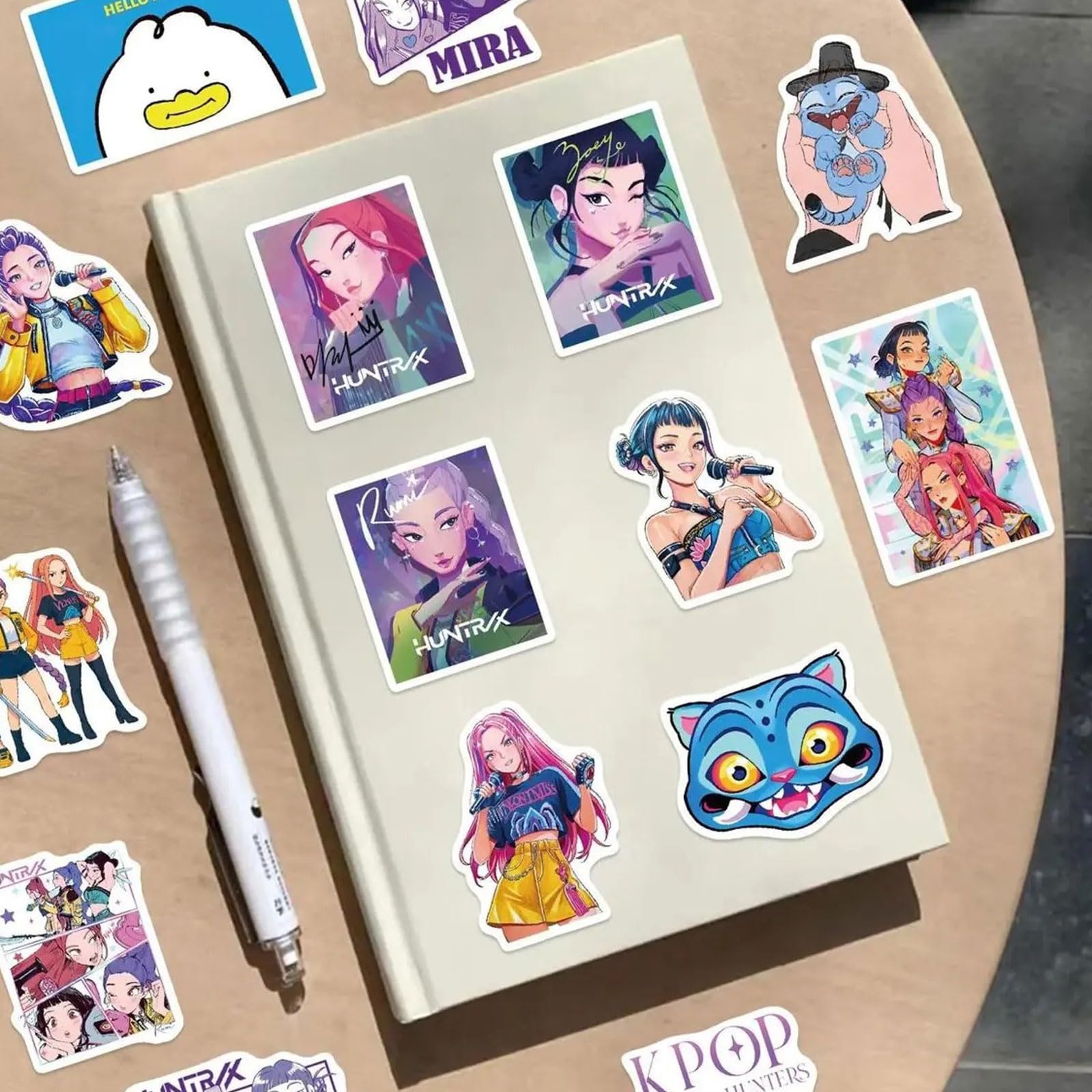 Set di 60 adesivi con personaggi anime, impermeabili, demo Movie, decorazione in vinile per laptop, skateboard, custodia per cellulare, casco, regalo, diario fai da te, adulti e ragazzi