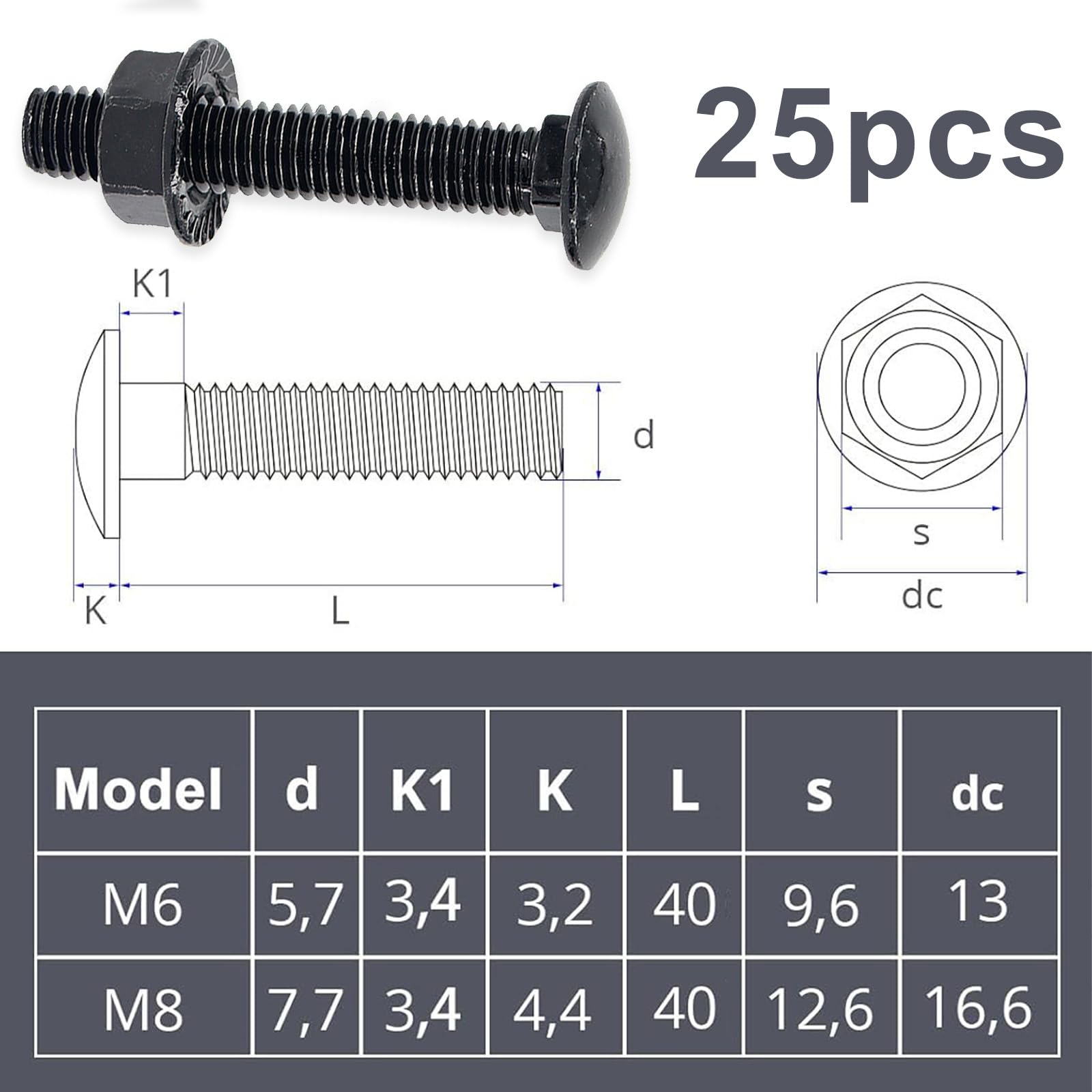 M6 X 1.0 Confezioni Titanio Basso Profilo Torx Bullone Vite 15 20 - Foto 6