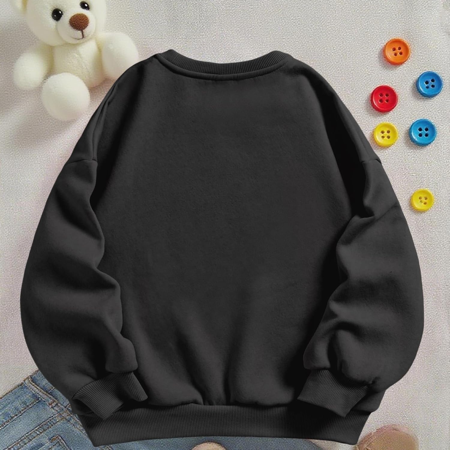 KEEVICI Girls Christian Bow Graphic Sweatshirt Cute Jesus Sweatshirts For Kids Religious Bible Verse Faith Long Sleeve Shirts - Image 6