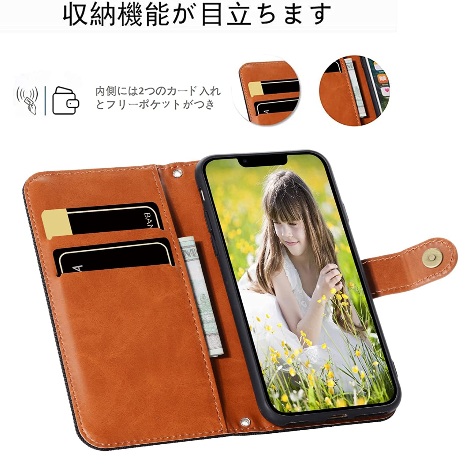 AQUOS wish3 SH-53D スマホケース付き Amazon.co.jp: AQUOS wish3 ケース手帳型 SH-53D A302SH ケース docomo