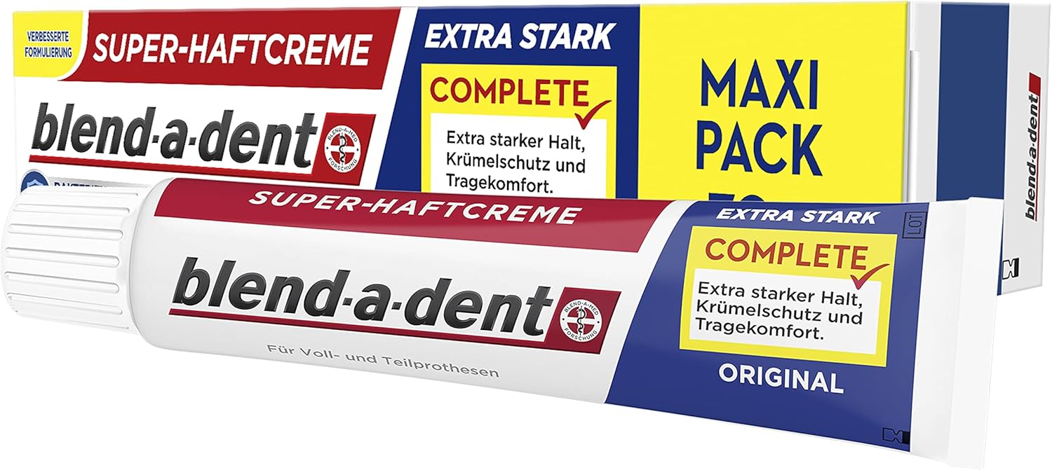 Blend A Dent Super Haftcreme Extra Stark Inhaltsstoffe www.amazon.de