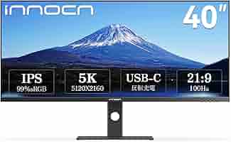 Amazon.co.jp: INNOCN 40インチモニター 5K 大画面ディスプレイ