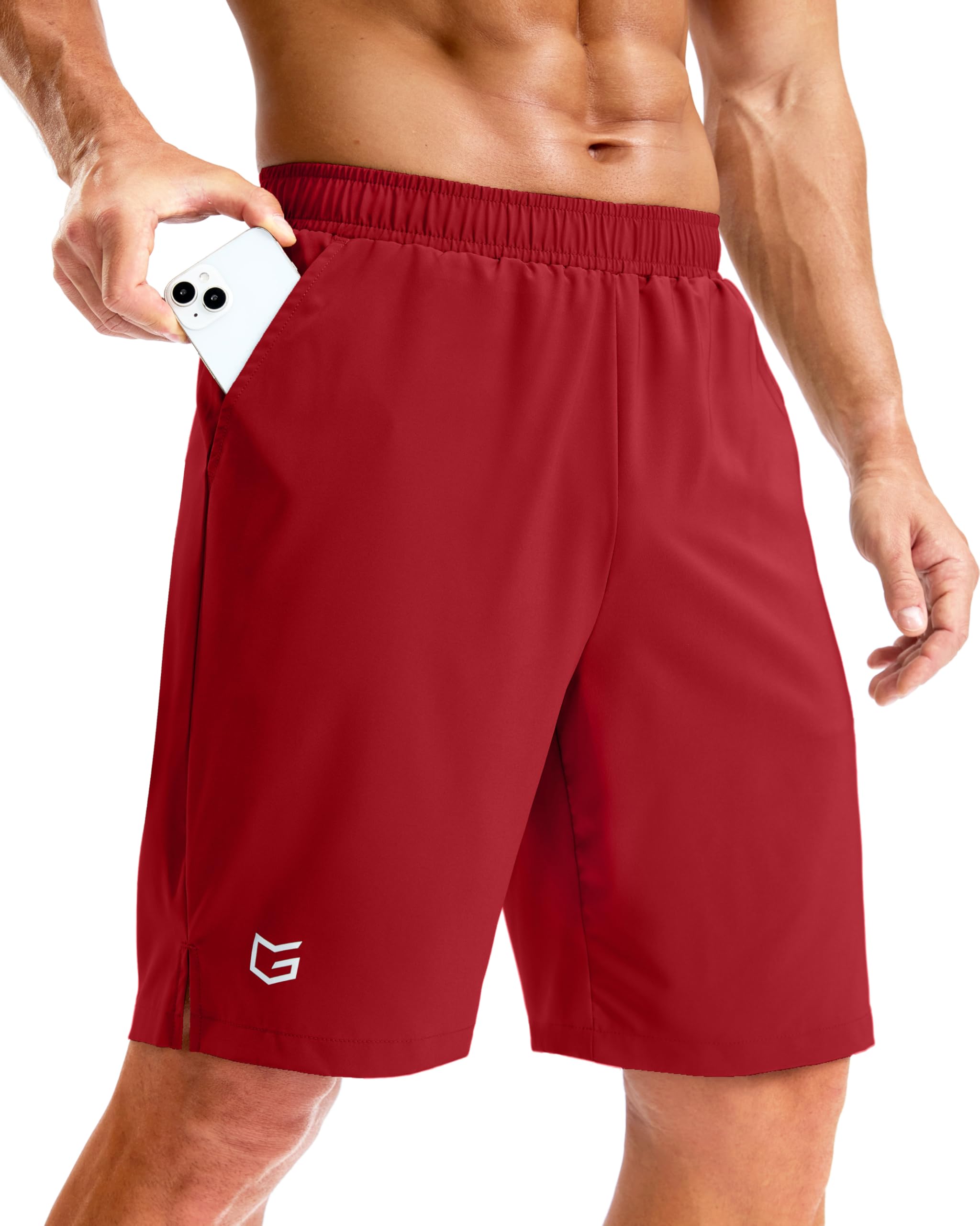 G Gradual Men's Athletic Running Shorts with Pockets 5"/ 7"/ 9" Gym Shorts