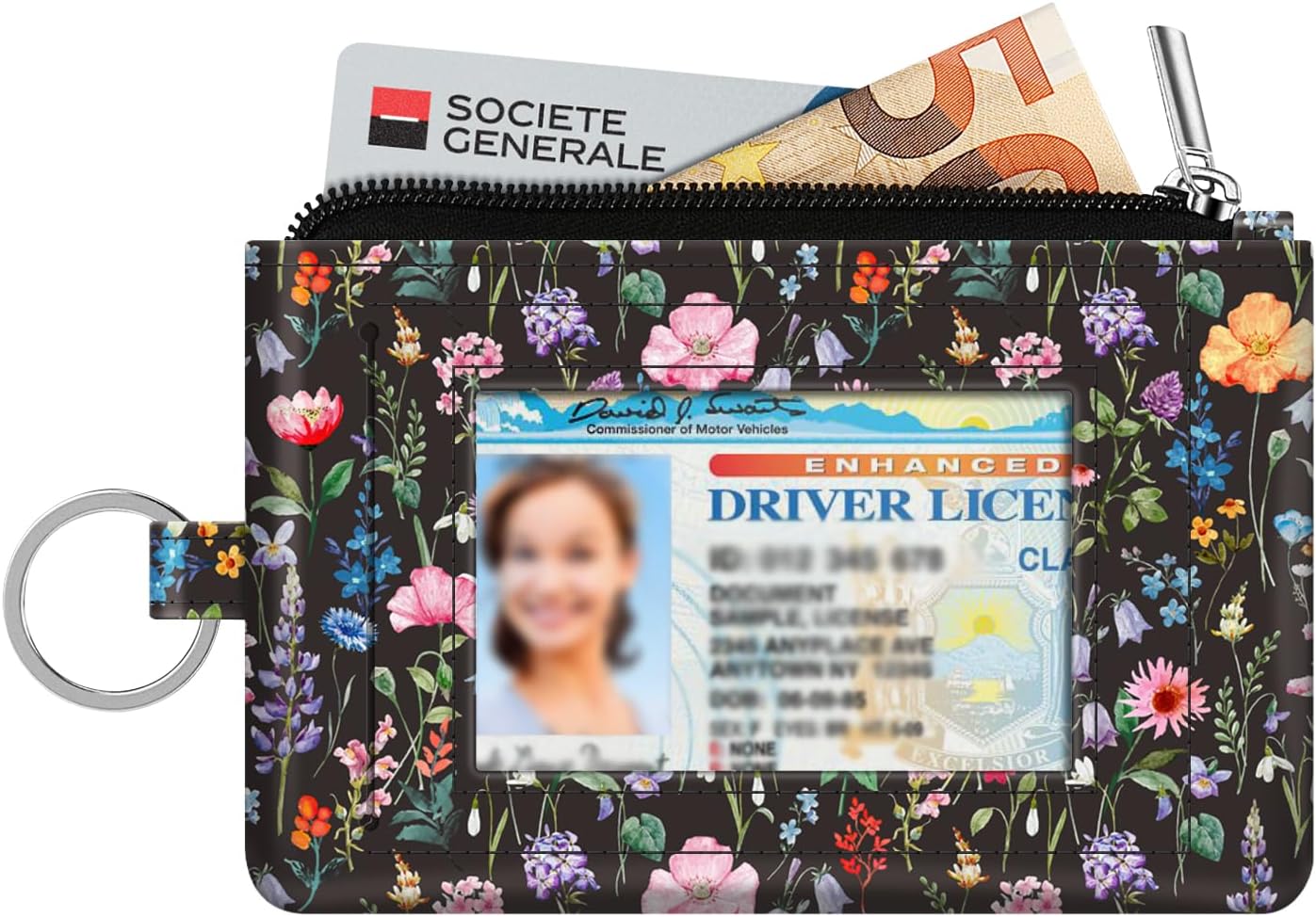 FINTIE Zip ID Case Card Holder, Slim Coin Purse Wallet