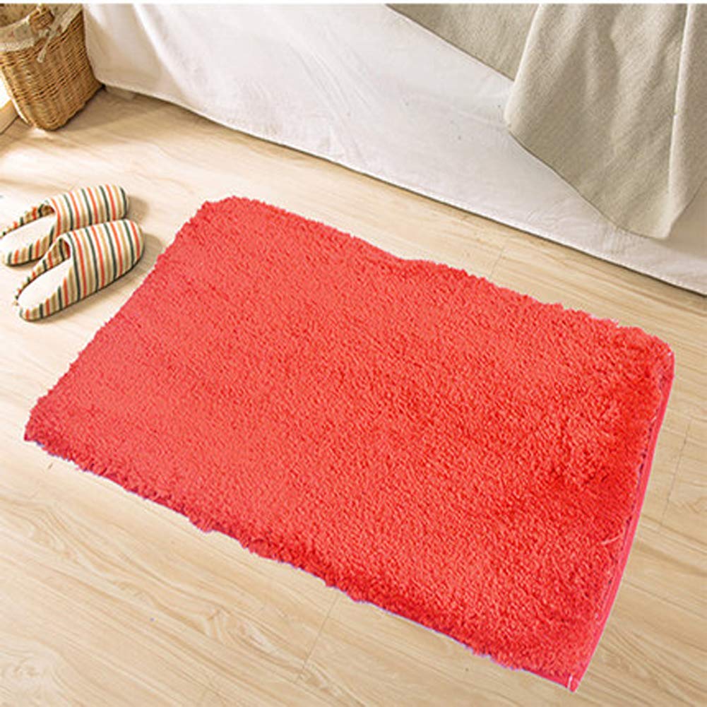 Paillasson d'intérieur rouge SPOUR 40x60cm tapis de porte absorbant