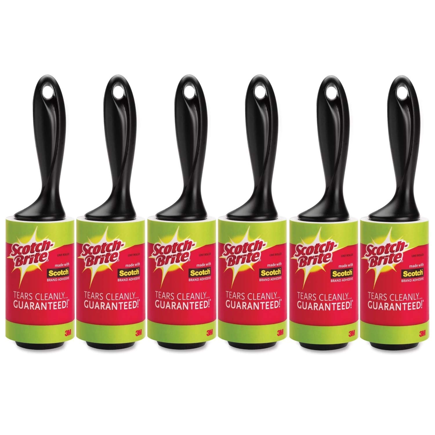 Lint Roller Removes lint, fur, fuzz and other debris from clothing and upholstery(Pack of 6, 56 sheets on each roll)