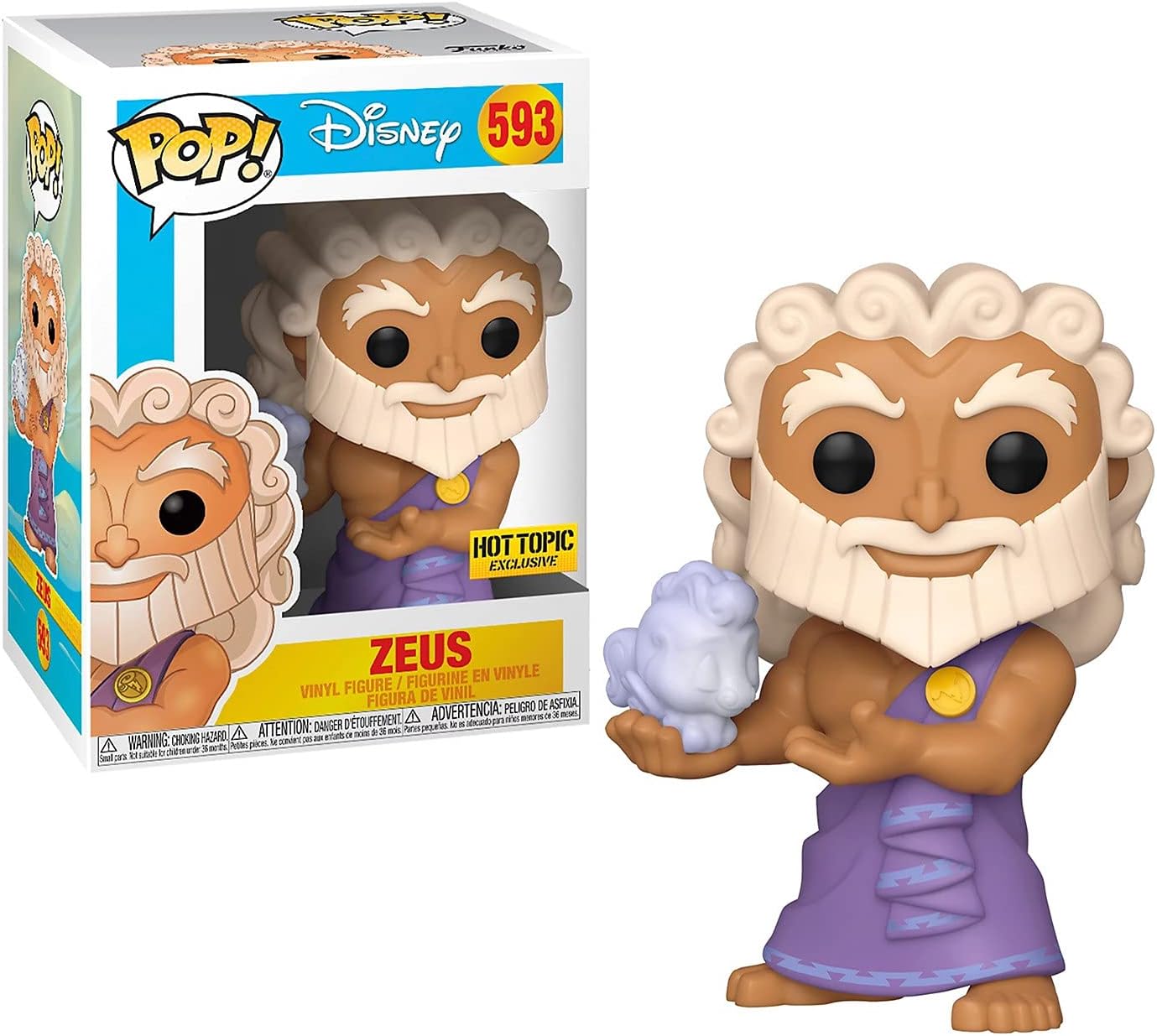 Disney Hercules Pop! Zeus Vinyl Figure Hot Topic Exclusive Multi None