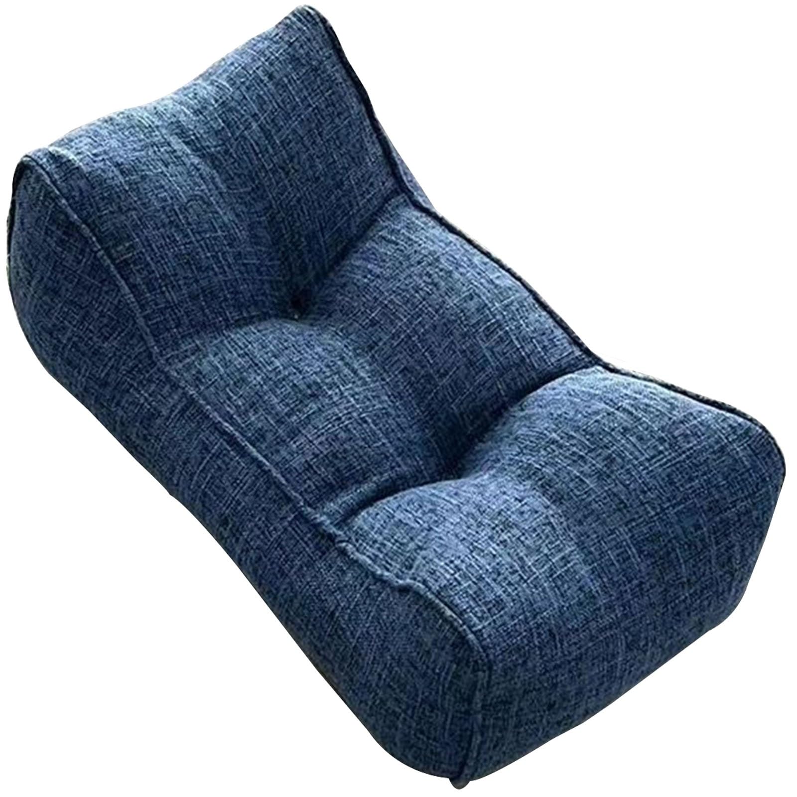 Lumbar Pillow, Lumbar Support Pillow for Car and Office Chair, Back Neck Pillow for Lower Back, Lumbar Support for Car, Sleeping, Rest(Blue)