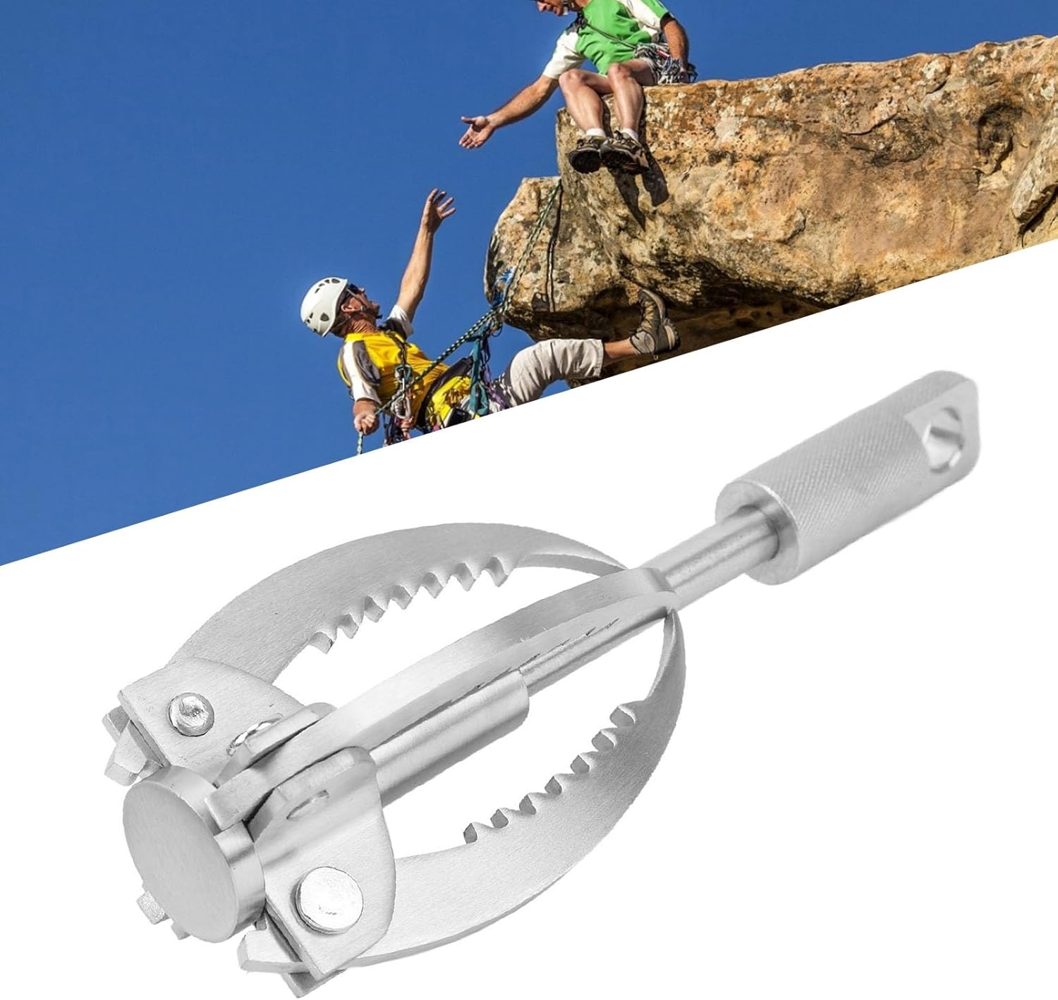 Grappling Hook Folding Survival Claw Multifunctional Stainless Steel Hook for Outdoor Camping Hiking Tree Rock Mountain Climbing