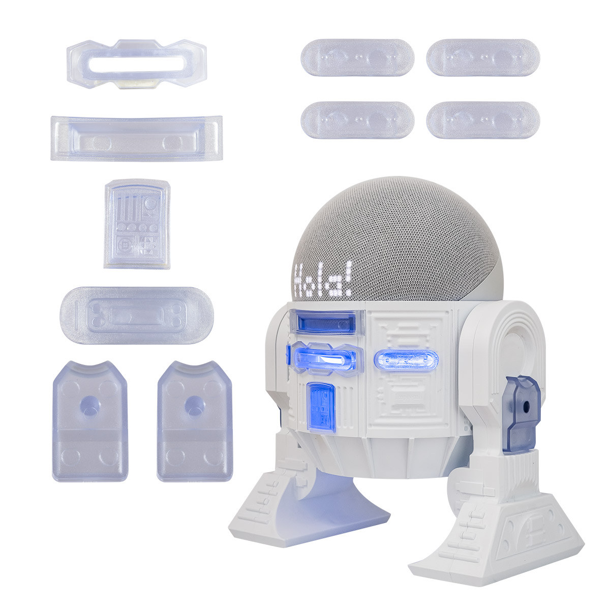 Madatop Echo Dot Holder (4th / 5th Generation), Compatible with HomePod Mini Stand, Robot Shape, Alexa Desktop Speaker Holder, Suitable for Kitchen, Bathroom and Bedroom Madatop Echo Dot Holder (4th / 5th Generation), Compatible with HomePod Mini Stand, Robot Shape, Alexa Desktop Speaker Holder, Suitable for Kitchen, Bathroom and Bedroom