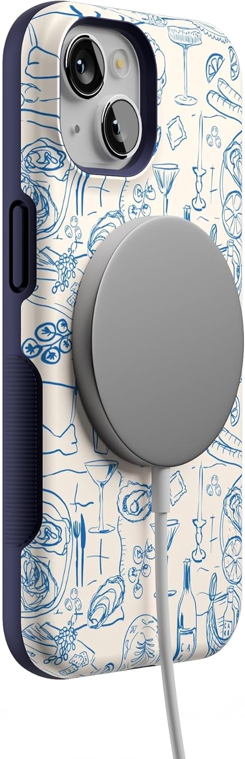Casely iPhone 14 Case | Amalfi Aperitivo | Dolce Vita | Bold Protective Design | Compatible with MagSafe