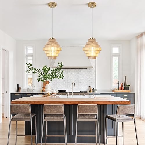 Miniatura 3 de LJHhowe Lámpara de araña negra, 6 luces, redondas, de 28.34 pulgadas, lámpara de granja para comedor, lámpara de vela industrial, traje de cocina,