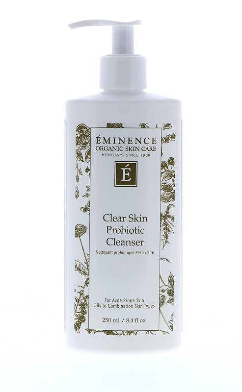 Eminence Clear Skin Probiotic Cleanser Limpador facial em creme-gel, 238 g