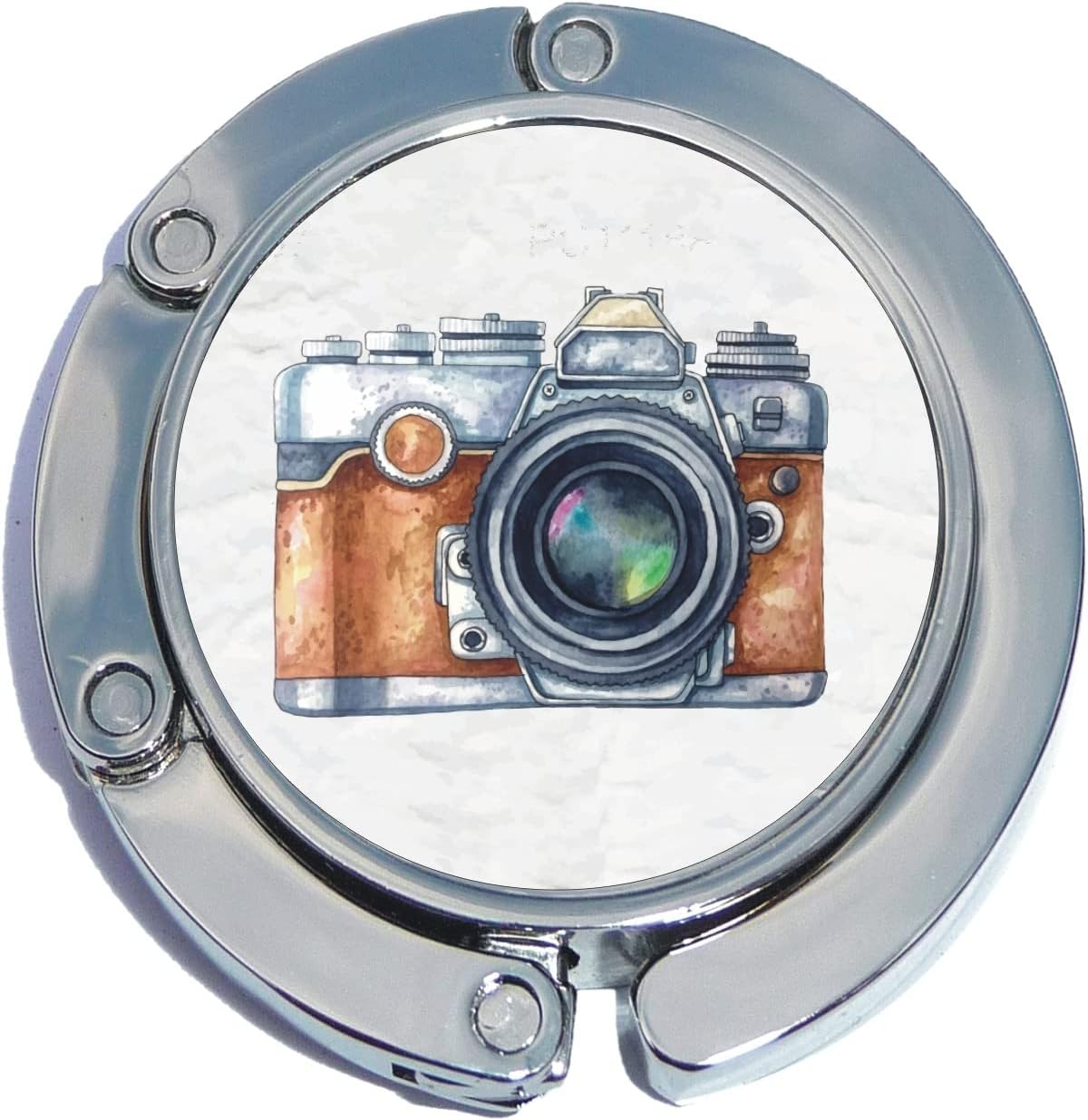 NewCharms Watercolor Camera Foldable Purse Hanger