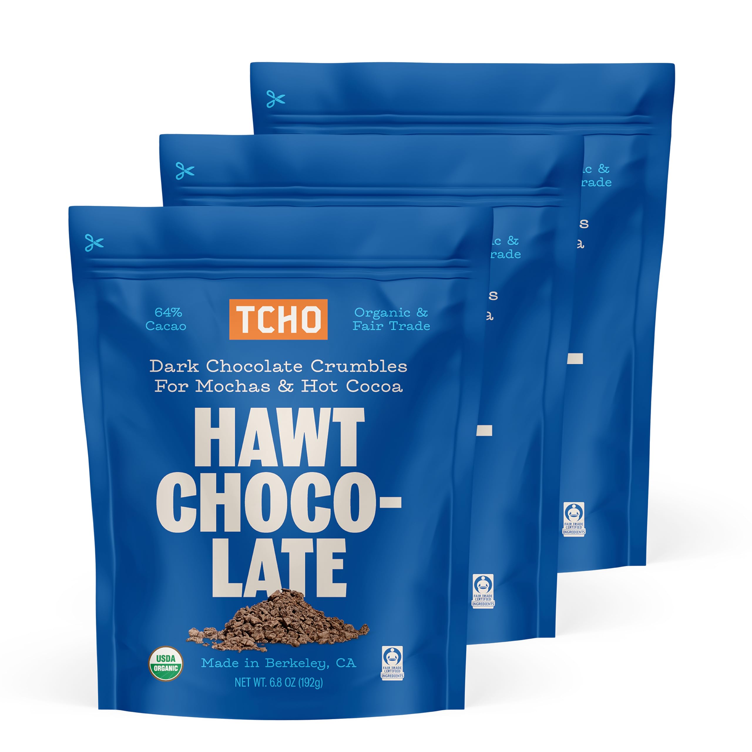 Amazon.com : TCHO Hawt Chocolate Drinking Chocolate (3 Pack) | 100