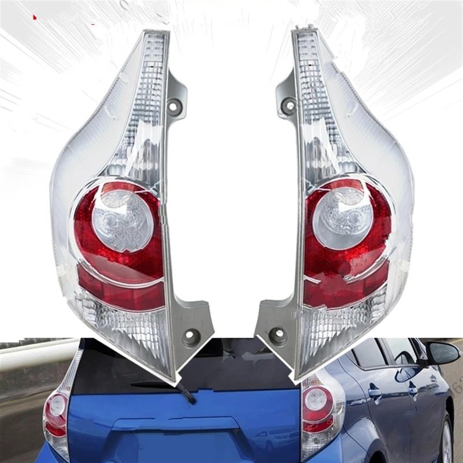 Amazon | 車のテールライト プリウス C用 Nhp10用 アクア用 2012-2019