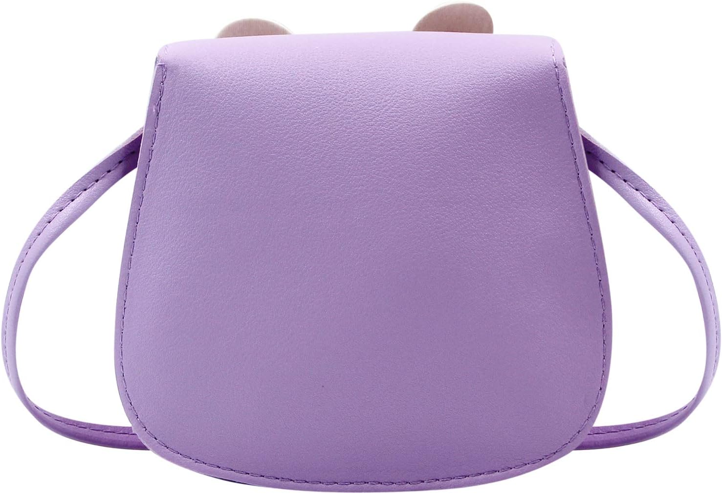 Little Girls' Cute Rabbit Crossbody Purse Small Bow Shoulder Bag Handbag for Kids Toddlers - Image 3