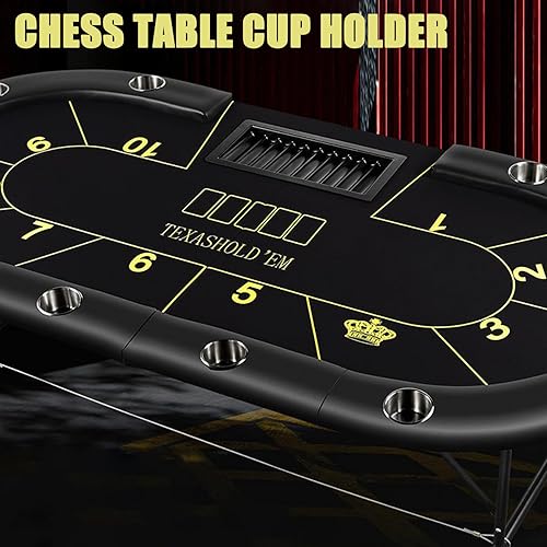 Miniatura 4 de Paquete de 2 soportes negros para bebidas de acero inoxidable 304, soporte para bebidas de mesa de póquer para sofá de cine, yate, autos de