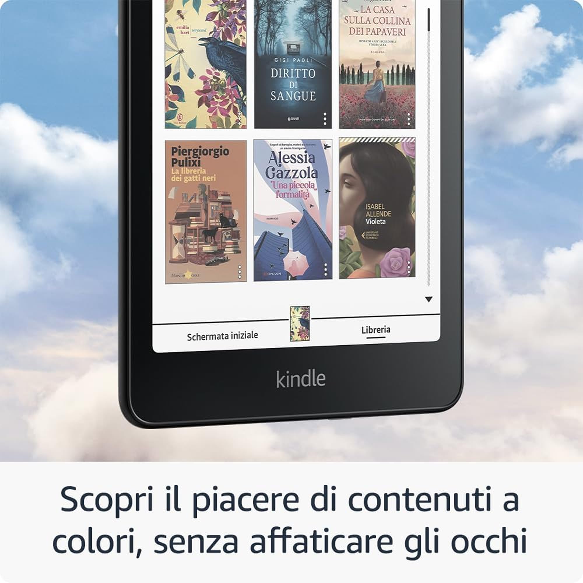 Kindle Colorsoft Signature Edition (32 GB) Con custodia trasparente verde giada e Stazione di ricarica wireless