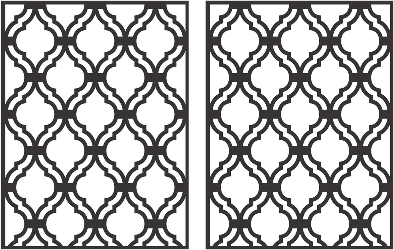 Stencil Lattice (7.3 X 9.7 Inches)