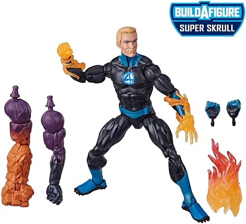Miniatura 16 de Marvel Legends Series Fantastic Four - Figura de acción coleccionable de 6 pulgadas, diseño premium, 1 accesorio, 2 piezas de construcción