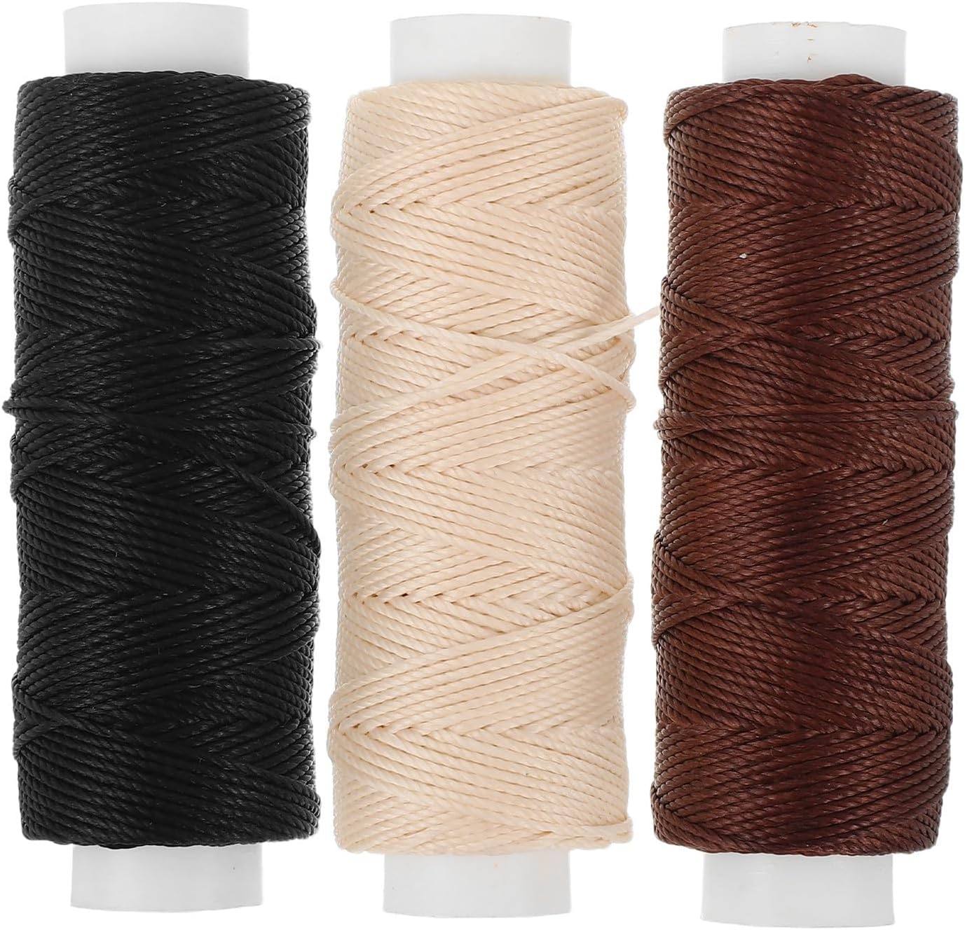 OKUMEYR 3pcs Model Ship Rigging Rope Spool for Wooden Ship Models Polyester Fine Rigging Thread Realistic Marine Texture and Crafting