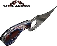 Vista 10 de Collection - Cuchillo de hoja fija multicolor resistente y afilado con funda