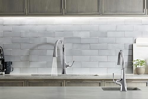 Miniatura 7 de Kohler Graze - Grifo de cocina extraíble, grifo de fregadero de cocina con rociador extraíble, cromo pulido, K-22062-CP