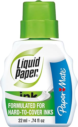 Miniatura 2 de Liquid Paper Líquido corrector de tinta y bolígrafo de secado rápido, 0.7 fl oz, blanco, 12 botellas
