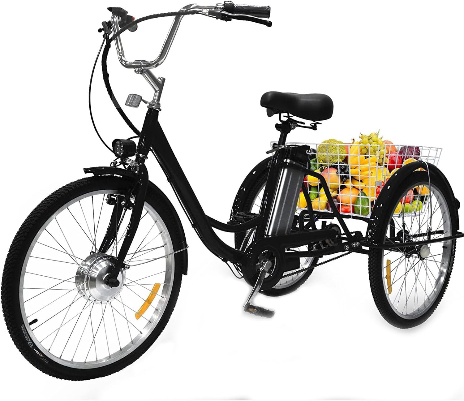 Electric Tricycle Adult, 350W 36V Electric Trike, 24" Tire