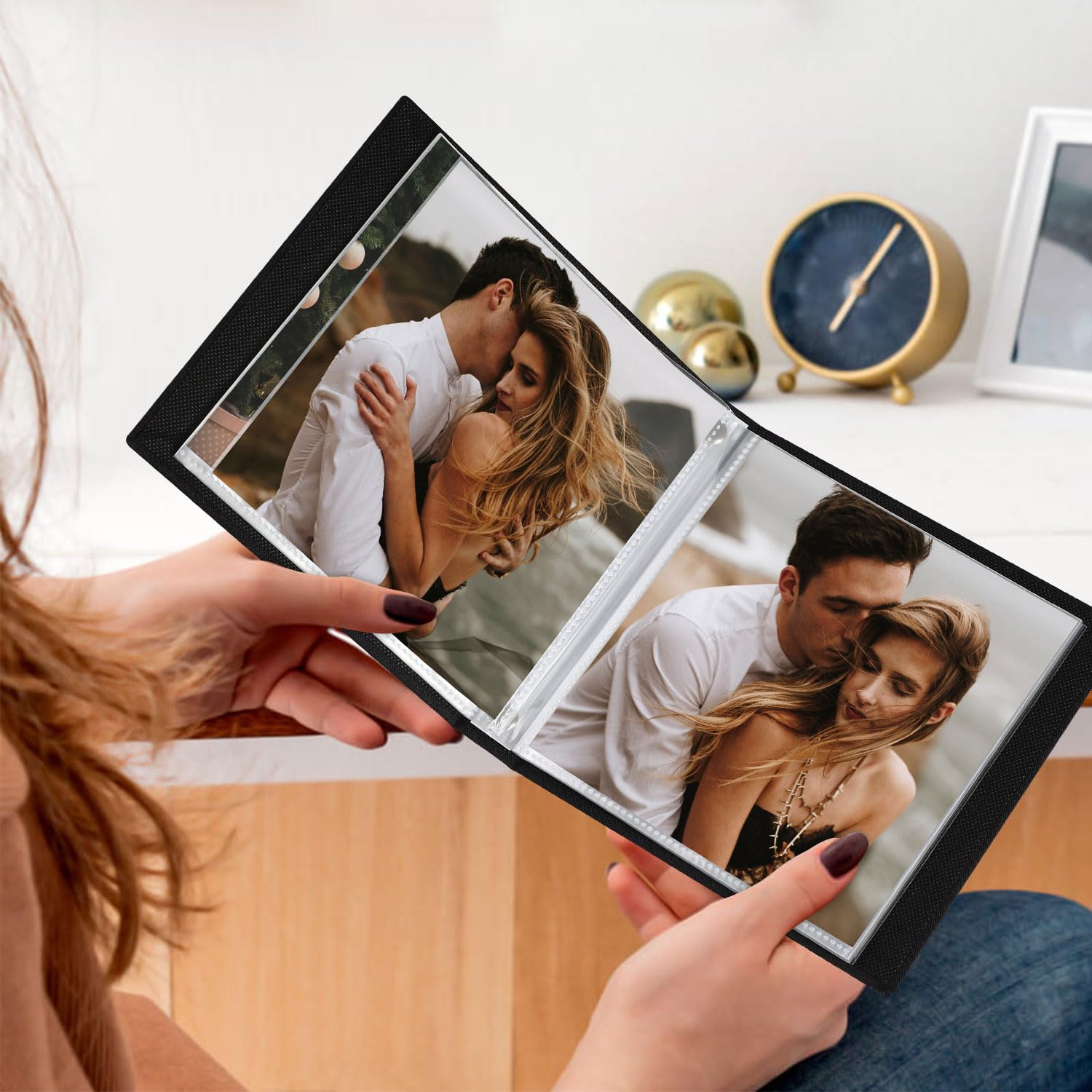 Amazon.com: Lanpn Photo Album 4x4 2 Packs, Linen Hard Cover Small