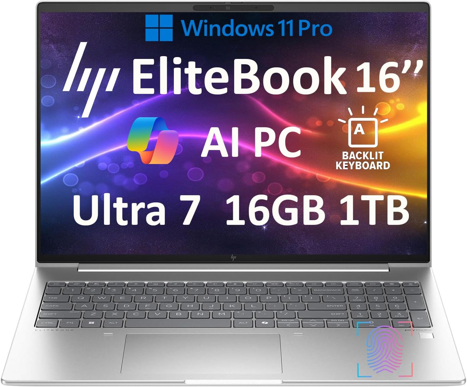 HP New Elitebook 660 G11 16″ FHD+ Business Copilot AI Laptop, Intel 12-Core Ultr…