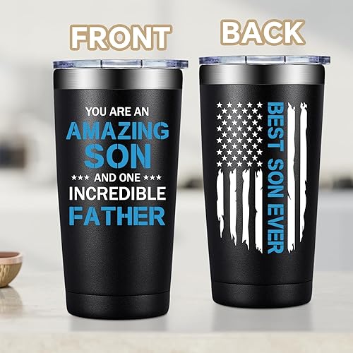 Miniatura 5 de Fufandi Regalos para hijo  Cumpleaños, Navidad, Día de San Valentín, Día del Padre, regalos de graduación para hijo, hijastro, bono, hijo de mamá,