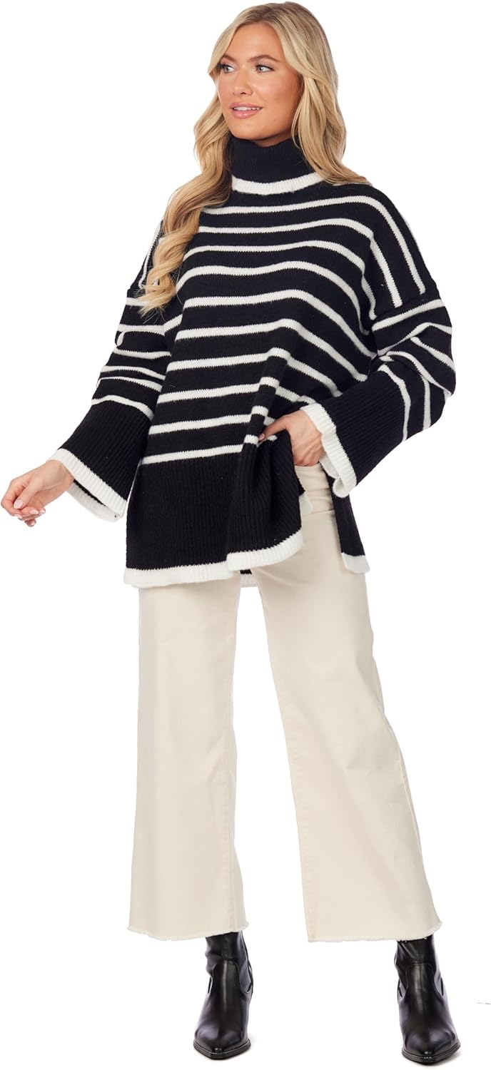 Mud Pie Women Dunn Striped Sweater - Image 5