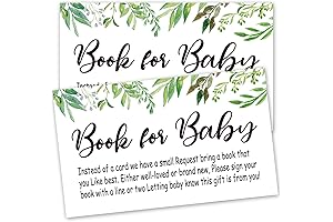 Baby Shower Book Request: An Eco-Friendly Alternative to Cards