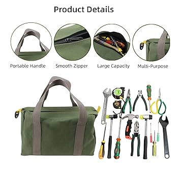  TOOLS 工具入れ　CANVAS TOOL BAG 12㌅ 71PMuGAItGL._UF350,350_QL80_.jpg