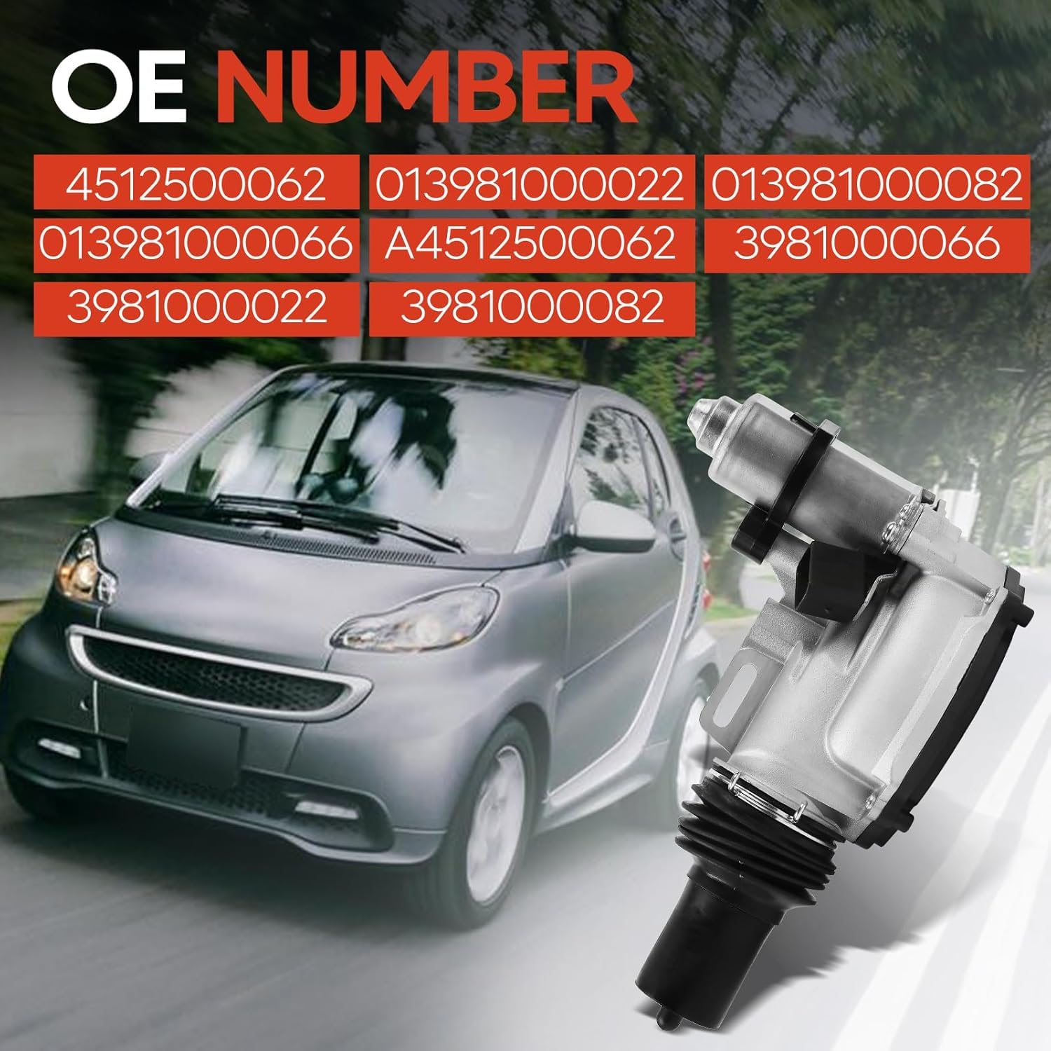 Attuatore cilindro secondario frizione adatto per Smart Fortwo II Coupe Cabrio 451 0.8 1.0, accessori auto codice 4512500062 3981000066