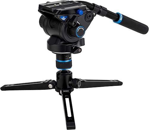 Miniatura 9 de Benro Aluminio # 4 MCT38AF Monopod 4 secciones 3 patas Base Flip Lock S6 cabeza (MCT48AFS6)