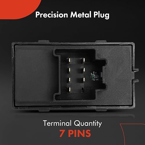 Miniatura 6 de A-Premium Interruptor de ventana eléctrico compatible con Chevrolet Equinox 2010-2017, Malibu Limited 2016, Cruze 2011-2015, Volt 2011-2015 y Buick