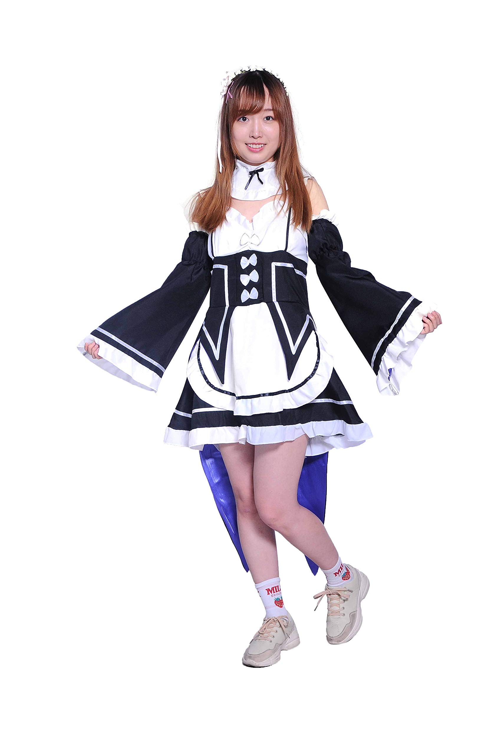Amazon.co.jp: [YIWASTAR] コスプレ衣装 メイド Re:ゼロから