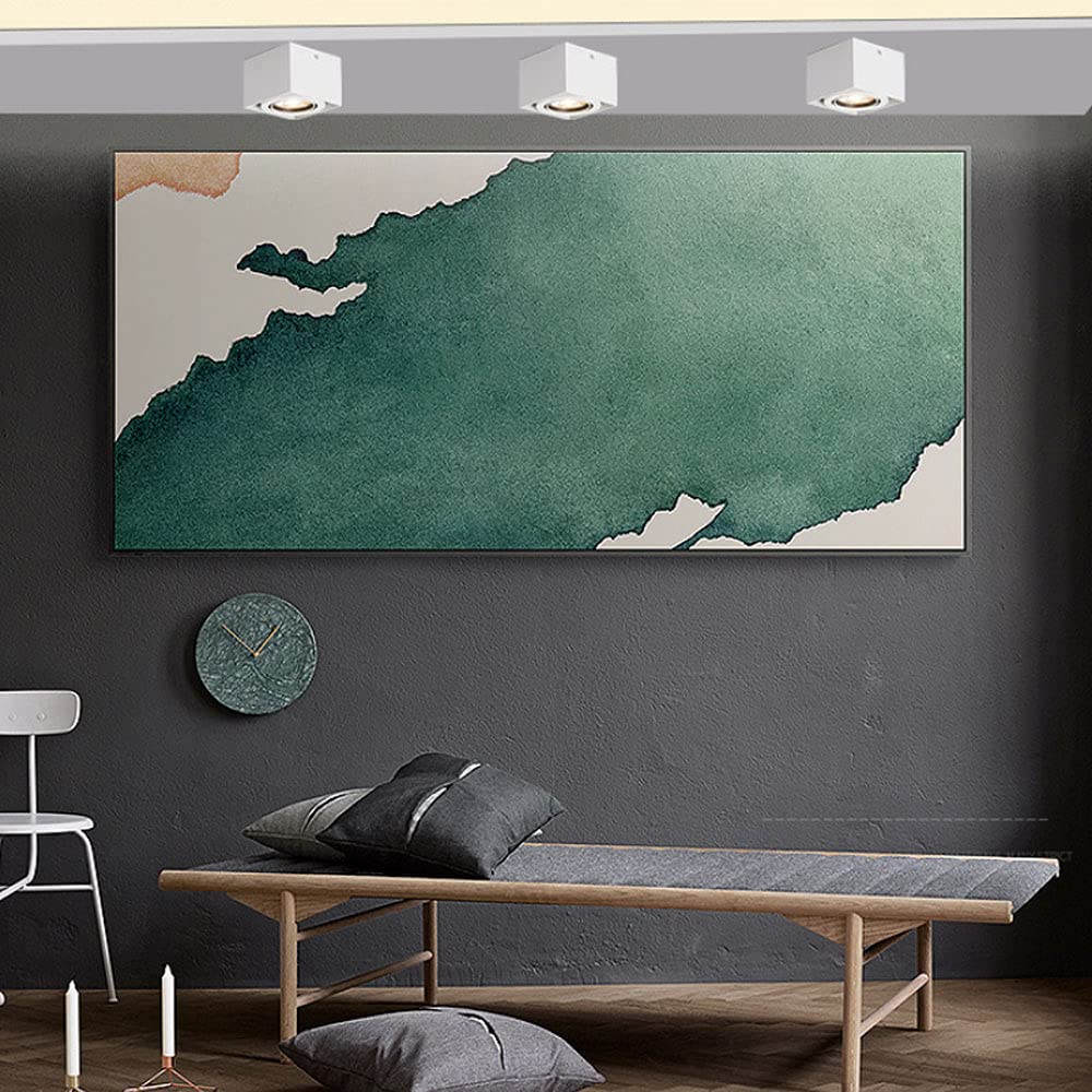 Faretto da soffitto a LED, faretto da Superficie, Illuminazione a Binario Fissa Regolabile, faretti da soffitto Quadrati Bianchi, faretti da Interno per Soggiorno, Cucina, Sala da Pranzo