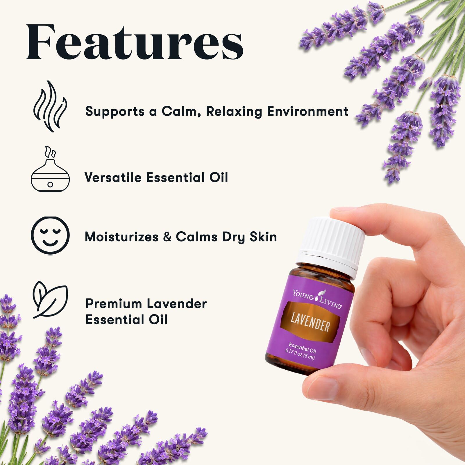 Aroma Diffuser Set met essentiële olie van lavendel 2 x 100 ml met 8 rotanstokjes – zonder alcohol – beste luchtverfrisser voor thuis – kantoor – spa – aromatherapie