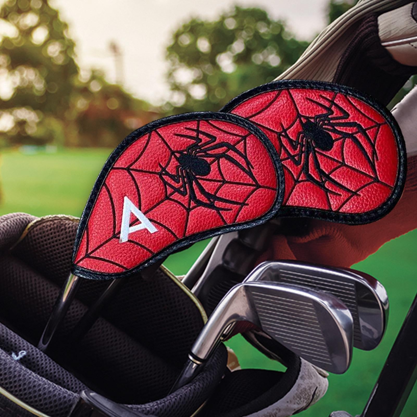 Golfschlägerhüllen,Golfschlägerhülle Pu-Leder mit kratzfester | Schlägerkopfhüllen für Golfschläger für Wood Heads Driver Fairway Hybrid Club Protection Wrapped T