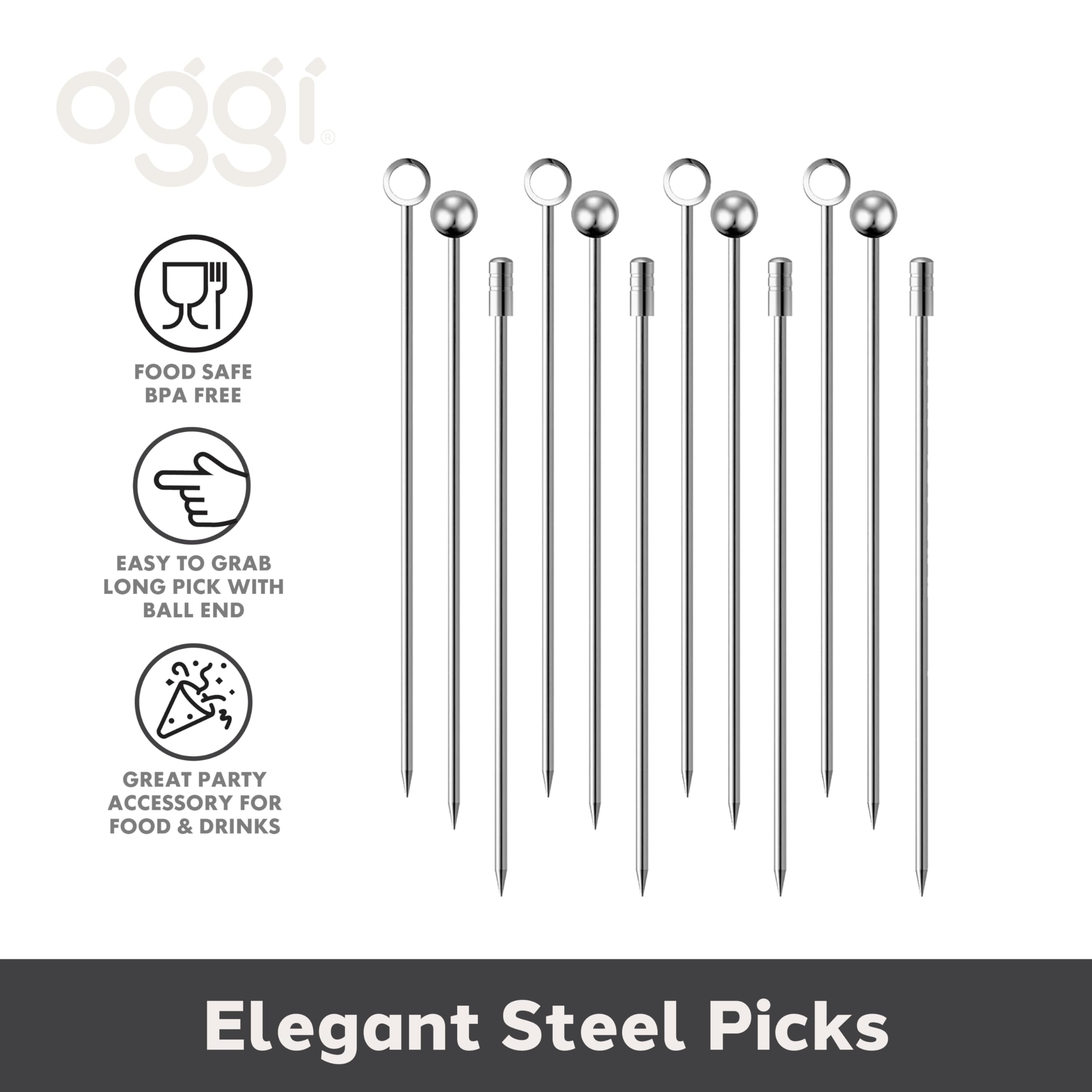 Oggi Plektren, Metall, Cocktail-Sticks