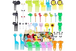 150PCS Animal Food Picks for Kids - Make Mealtimes a Delight