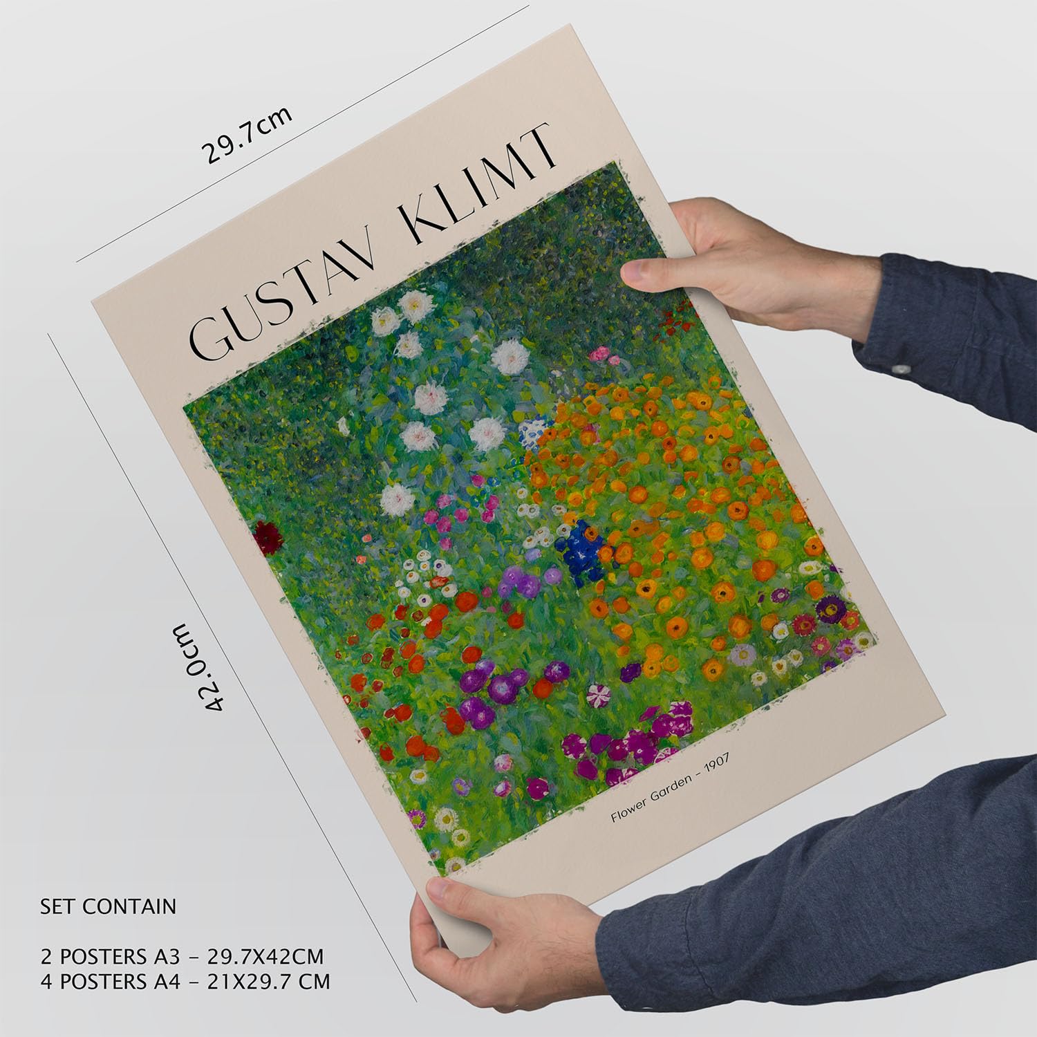 Nacnic Klimt 2 Poster Print. Painter's Gallery. Decorative paintings for your living room bedroom - Image 4
