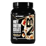 NutraBio 100% Whey Protein Isolate Protein Powder, 25g Protein with Complete Amino Acid Profile, Non-GMO, Soy & Gluten Free, Low Carb, Low Calorie Whey Protein Powder, Vanilla Caramel, 2 Lbs