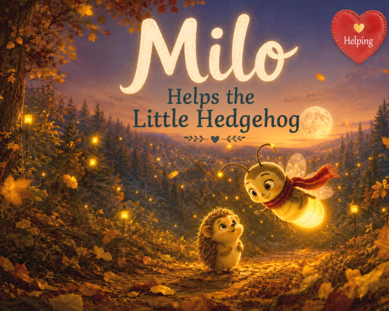 Milo Helps the Little Hedgehog: A read-aloud story about helping and sticking together – for ages 3 and up (Milo the Firefly)