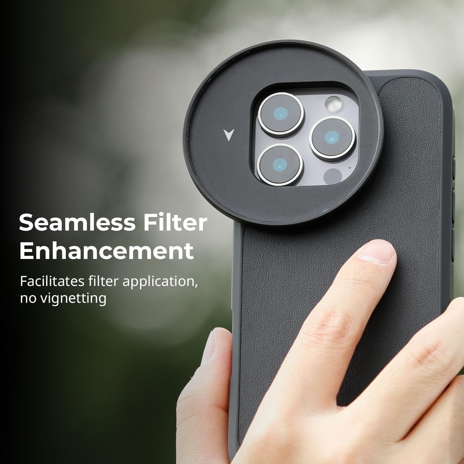 SMALLRIG Adaptador de Filtro Roscado FilMov de 67 mm para Funda de Teléfono SMALLRIG (para iPhone 16 Series 4987/4988), Compatible con Filtros de 67 mm y Luces de Vídeo LED (4873) - 5173