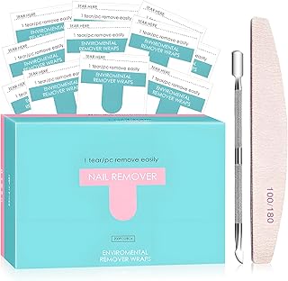 Nail Polish Remover Wipes,200 Pack Individually Nail Polish Remover Pads with Tools,Portable Fingernail Travel Kit,Quickly removedor de gel para uñas for Salon Home